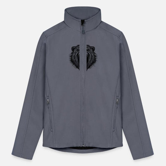 Angry Bear's Head With Sharp Teeth