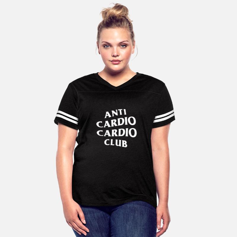 Anti Cardio Cardio Club White Logo Front Back
