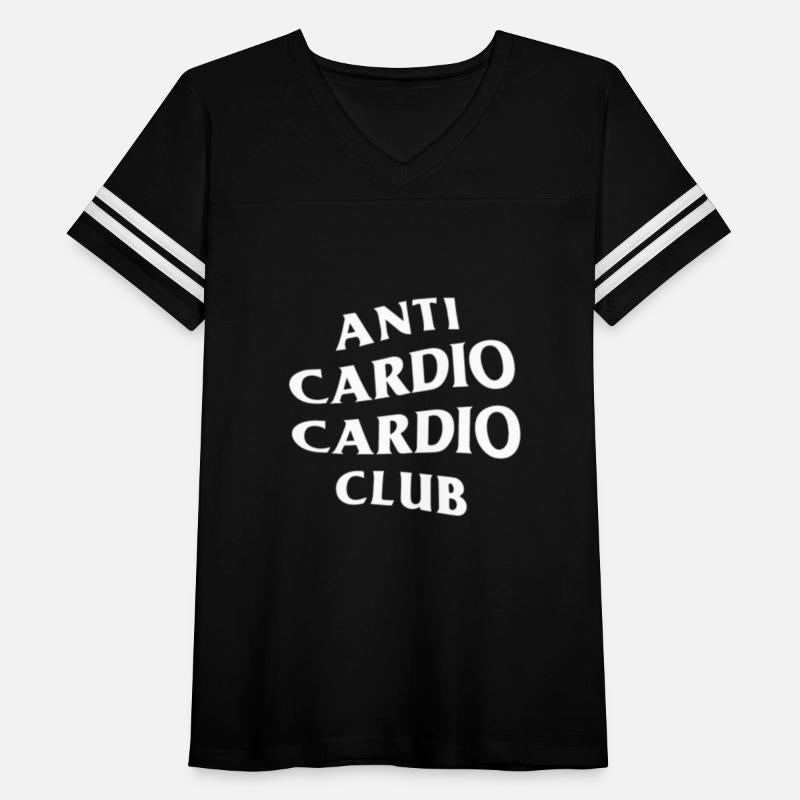 Anti Cardio Cardio Club White Logo Front Back