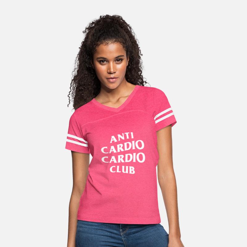 Anti Cardio Cardio Club White Logo Front Back