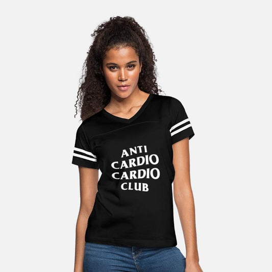 Anti Cardio Cardio Club White Logo Front Back
