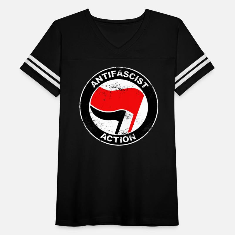 Antifascist logo grunge