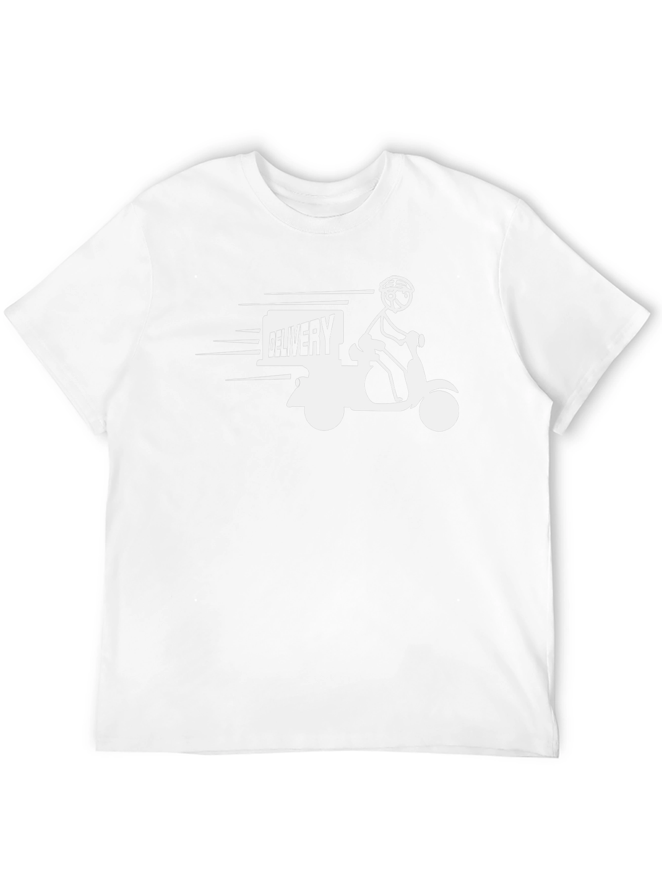Delivery Scooter Graphic Tee - Black