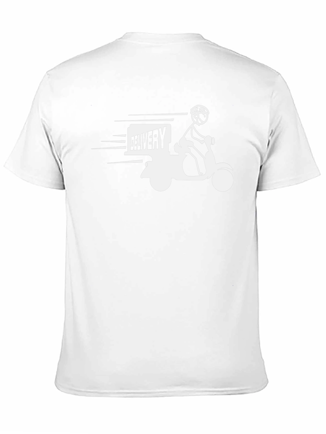 Delivery Scooter Graphic Tee - Black
