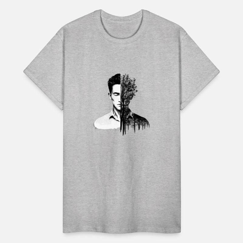 Arbre half human design art