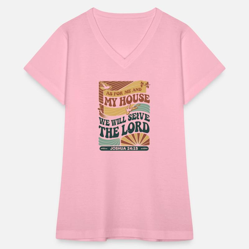 As for Me and My House" Bible Verse T-Shirt