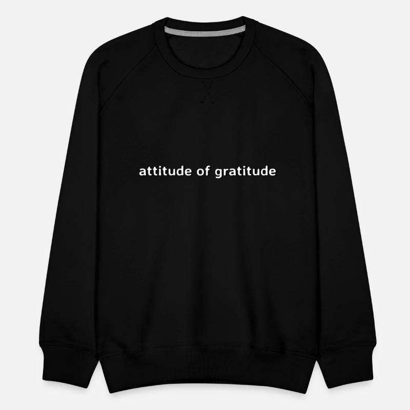 attitude of gratitude typography minimalist modern