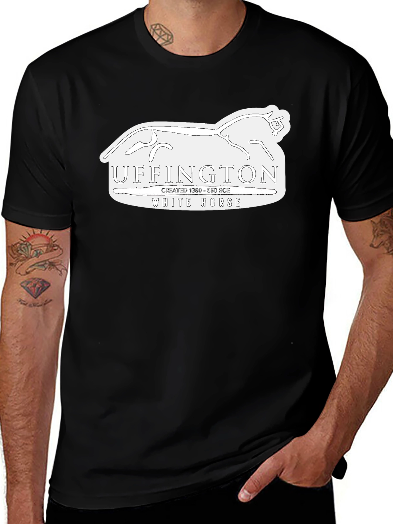 Uffington White Horse T-Shirt - Graphic Tee