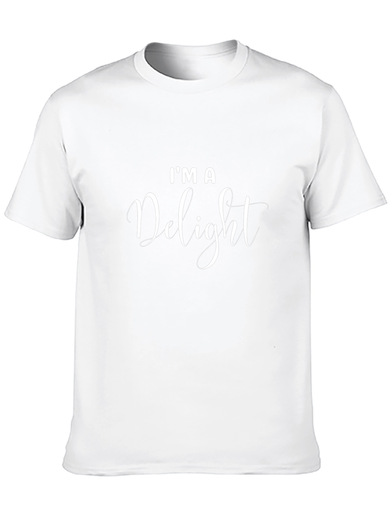 Im A Delight Graphic Tee - Black