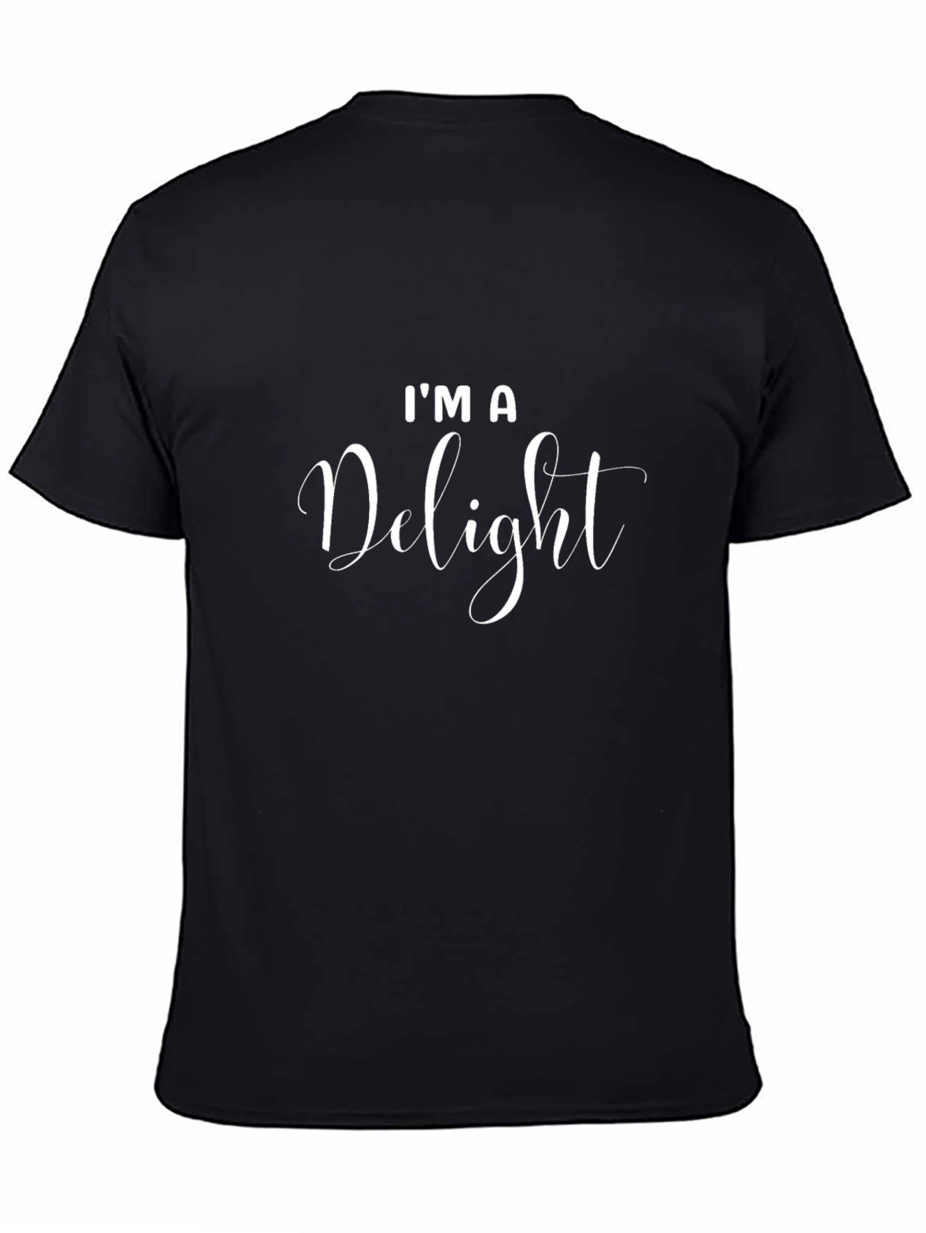 Im A Delight Graphic Tee - Black