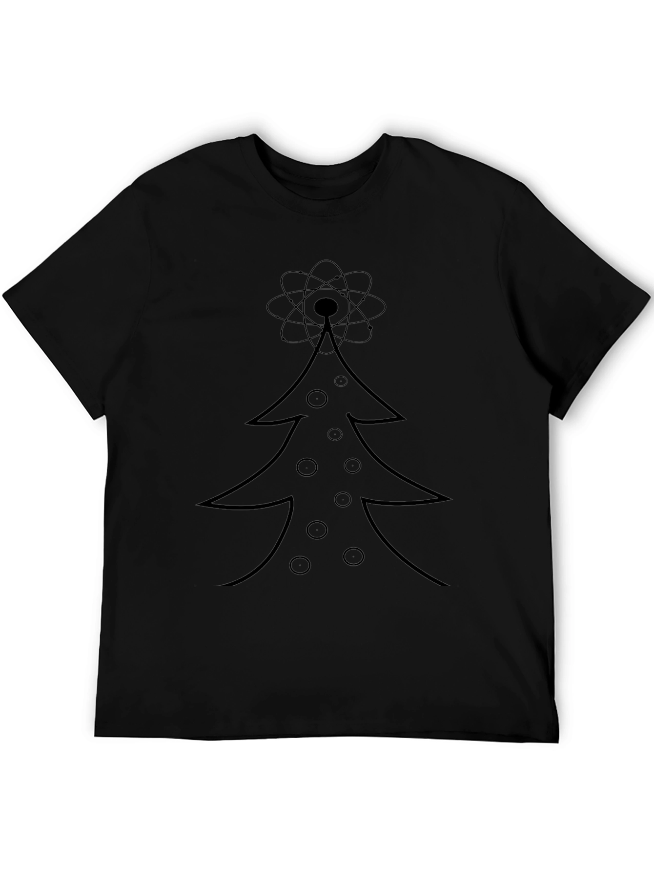 Atomic Christmas Tree Graphic T-Shirt