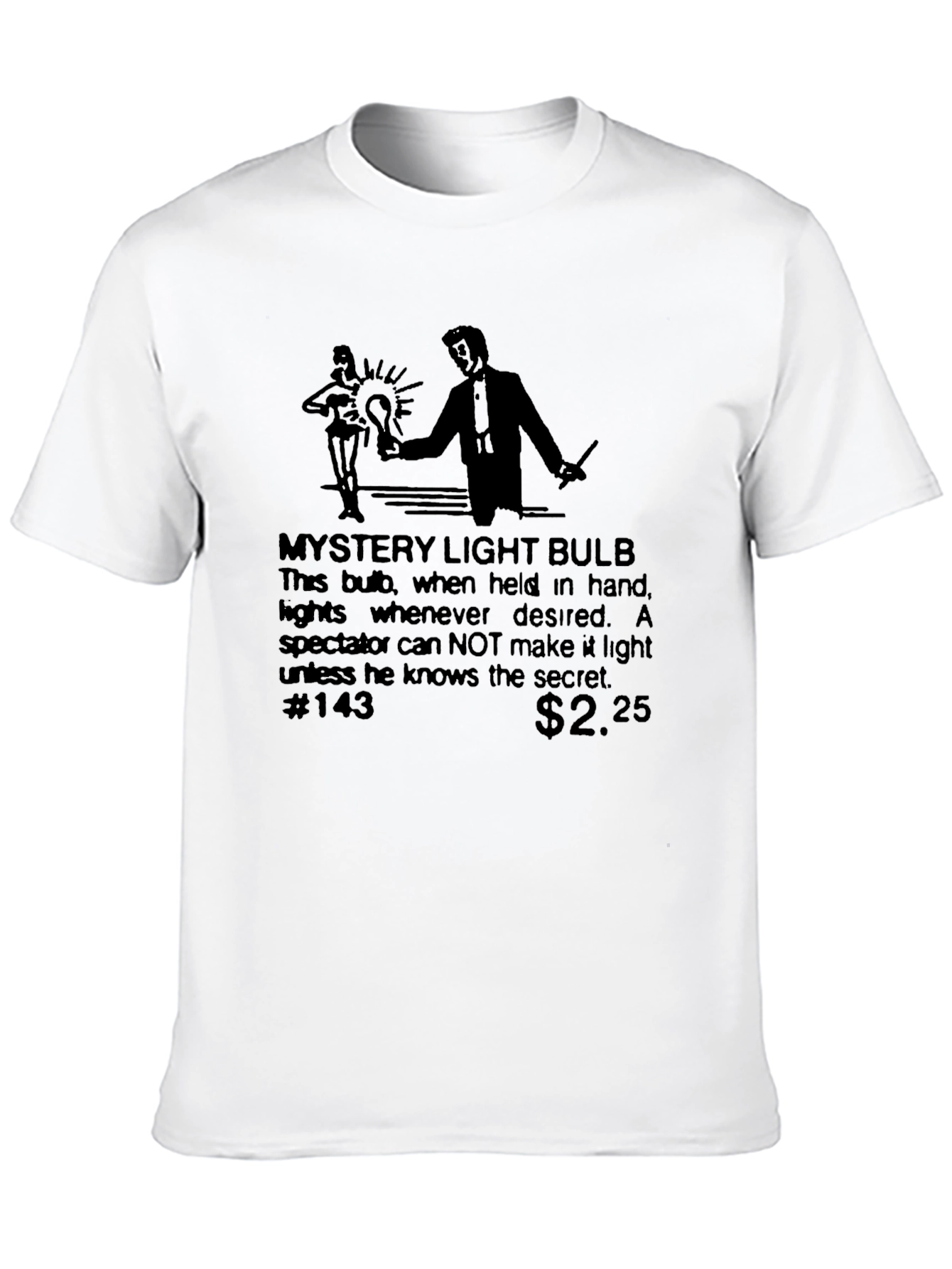 Mystery Light Bulb Graphic T-Shirt
