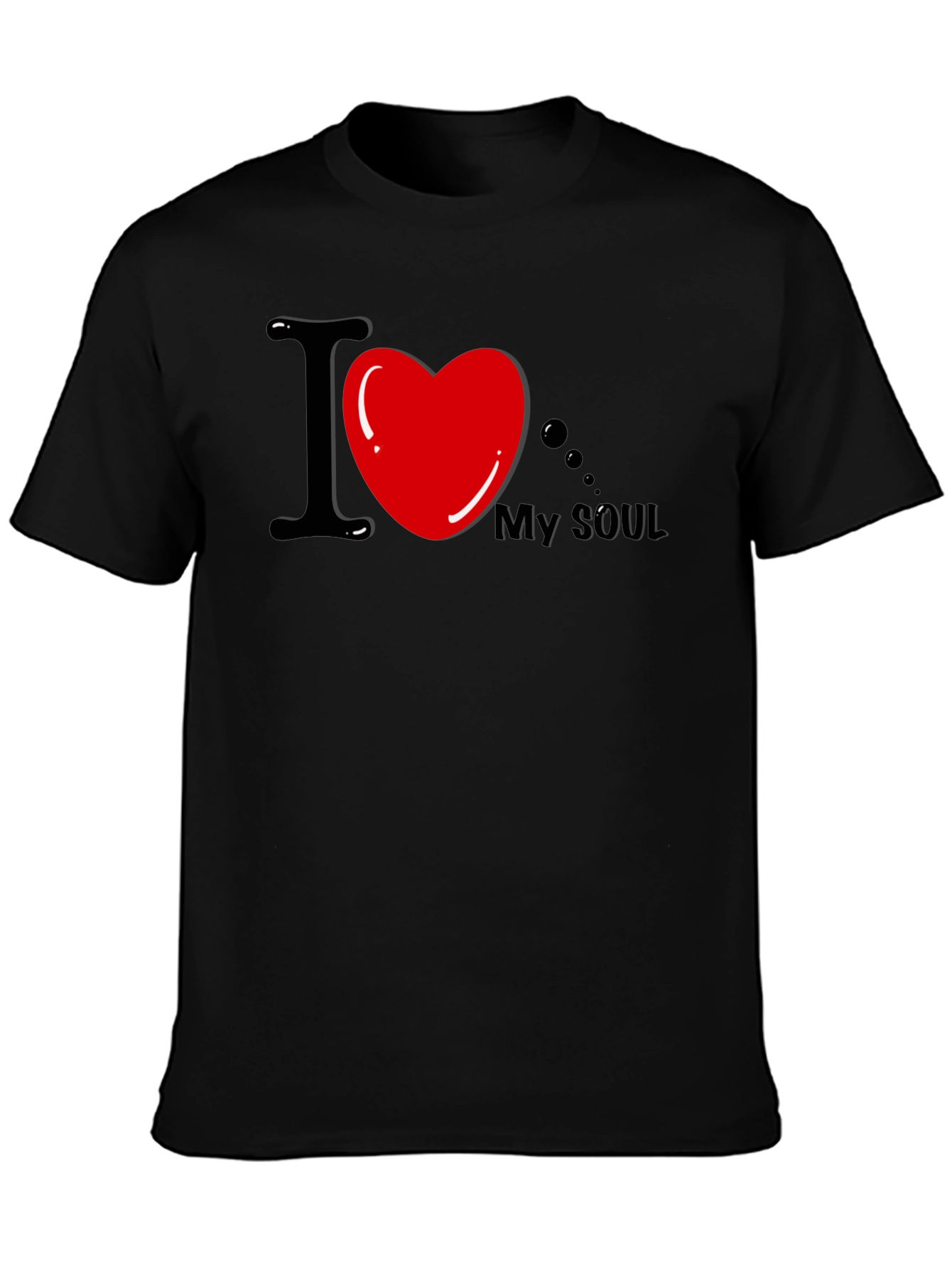 I Heart My Soul Black Graphic Tee