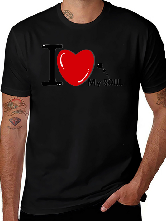 I Heart My Soul Black Graphic Tee