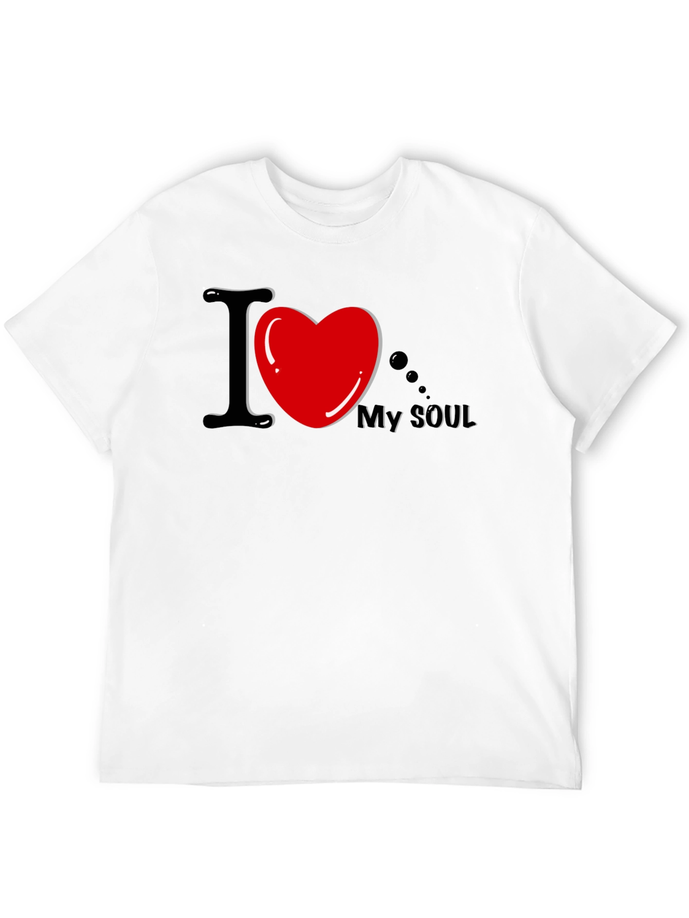 I Heart My Soul Black Graphic Tee