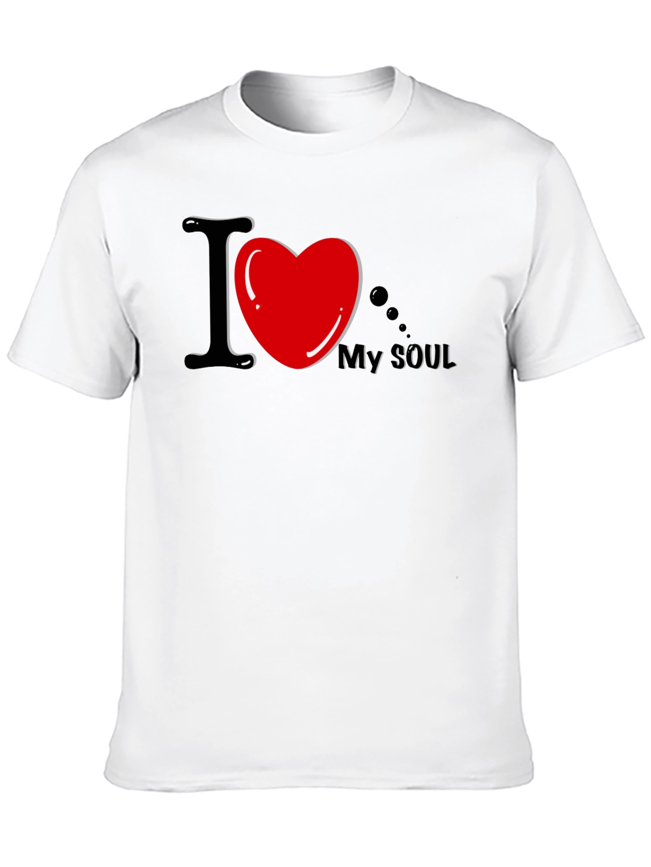 I Heart My Soul Black Graphic Tee