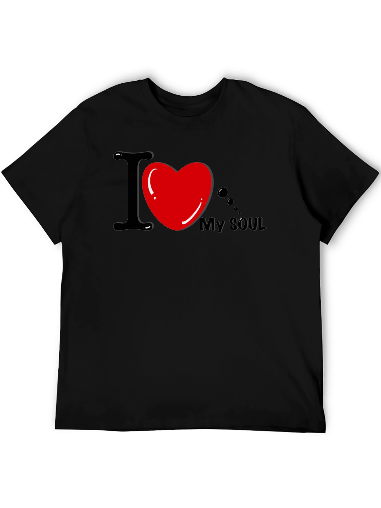 I Heart My Soul Black Graphic Tee