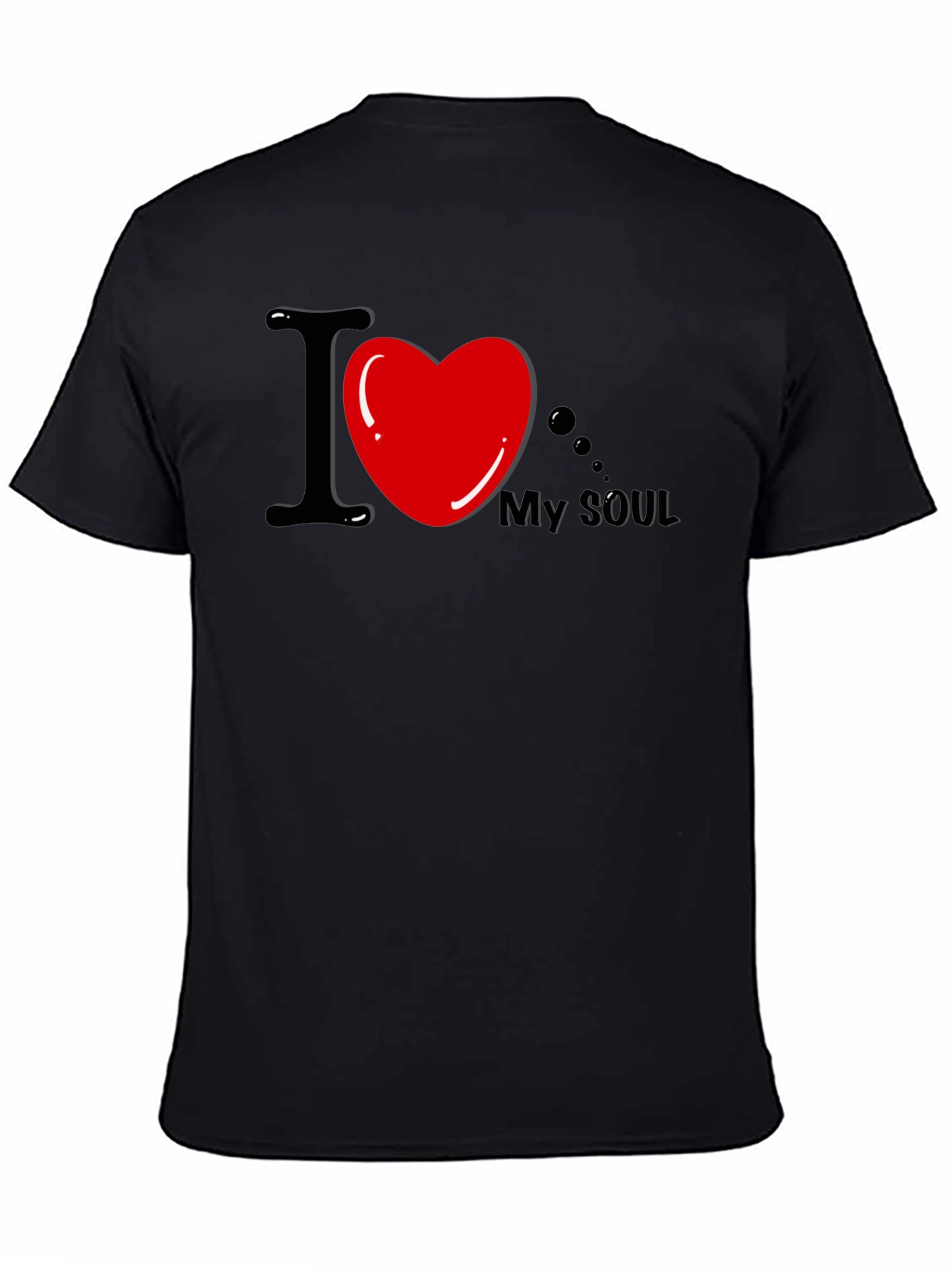 I Heart My Soul Black Graphic Tee