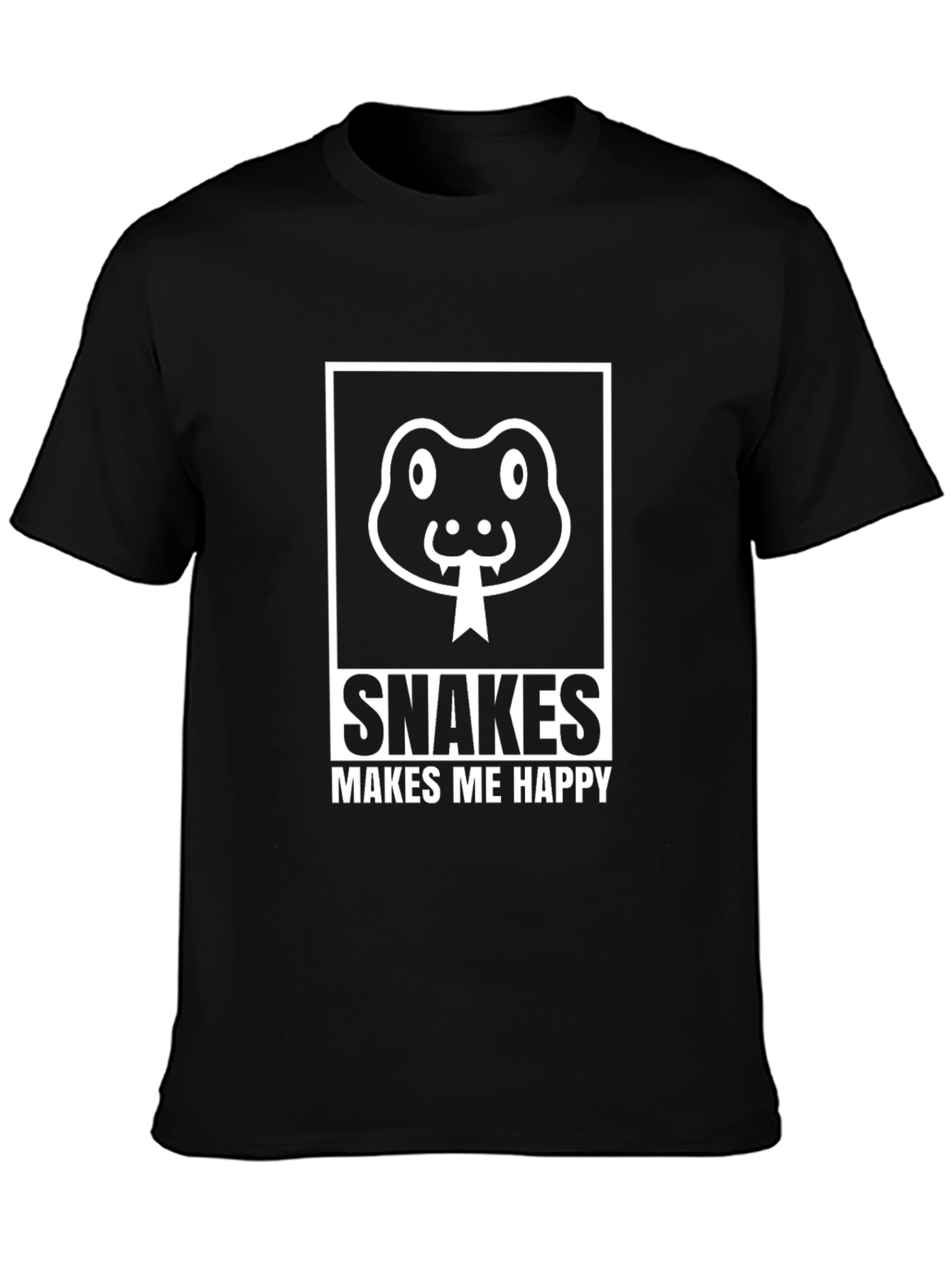 Snakes Make Me Happy T-Shirt