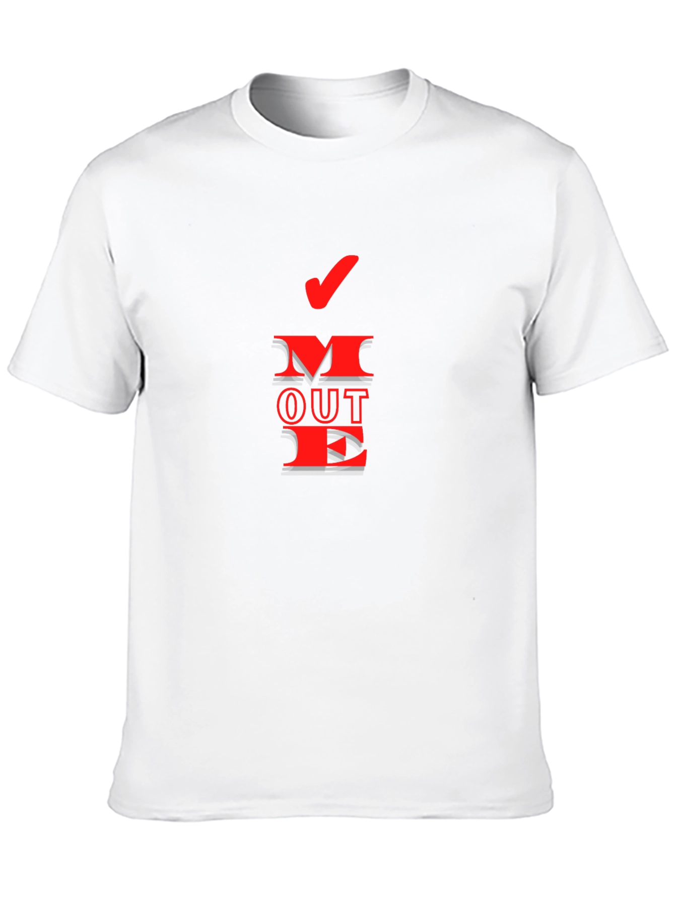 Move Out Red Graphic Tee - Novelty T-Shirt