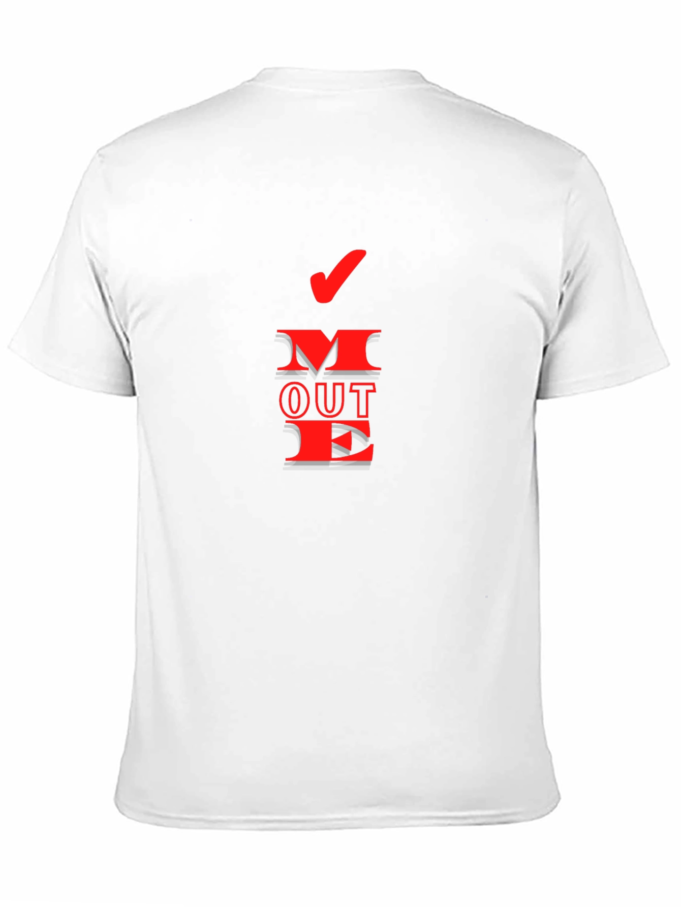 Move Out Red Graphic Tee - Novelty T-Shirt