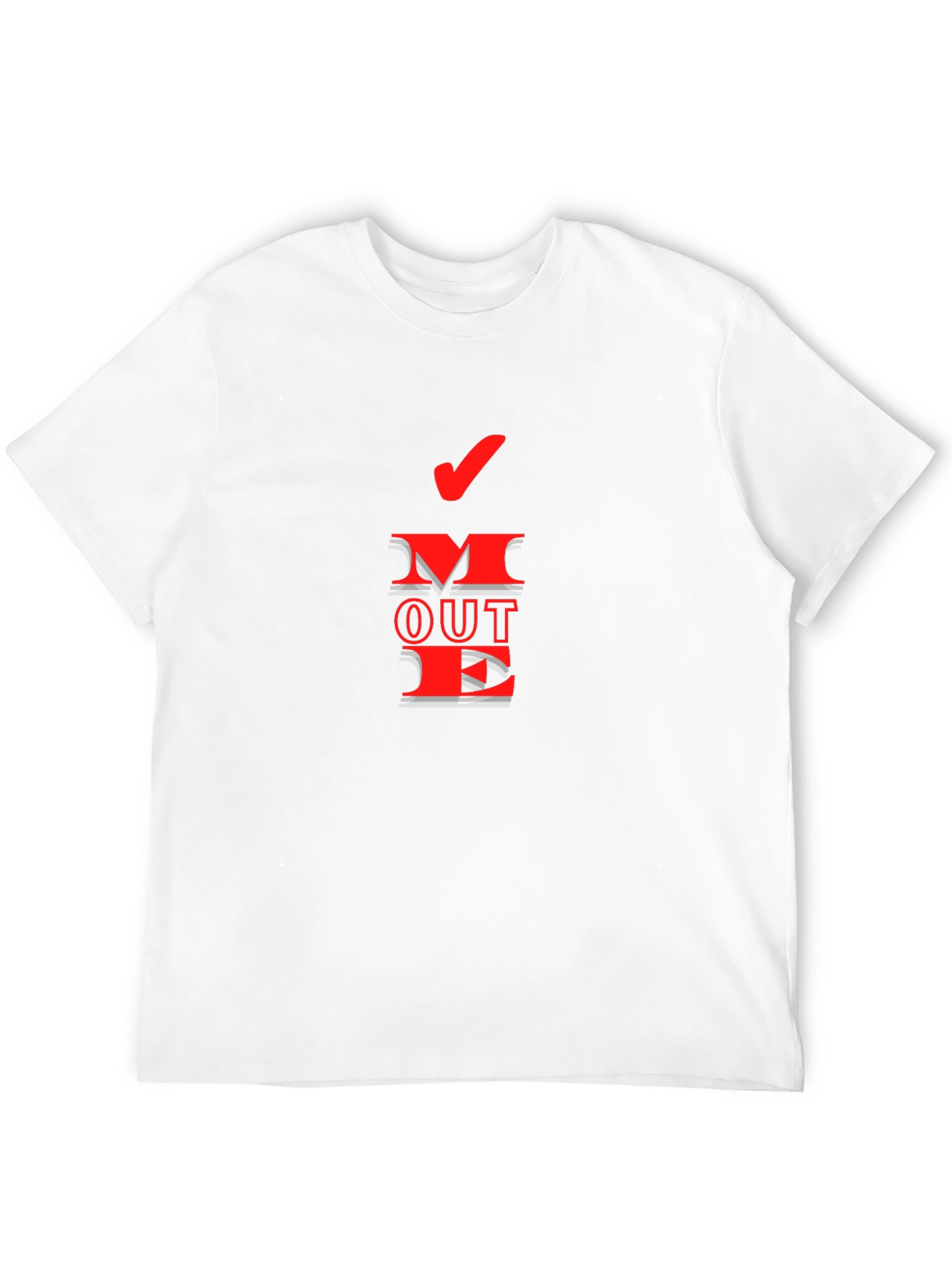 Move Out Red Graphic Tee - Novelty T-Shirt