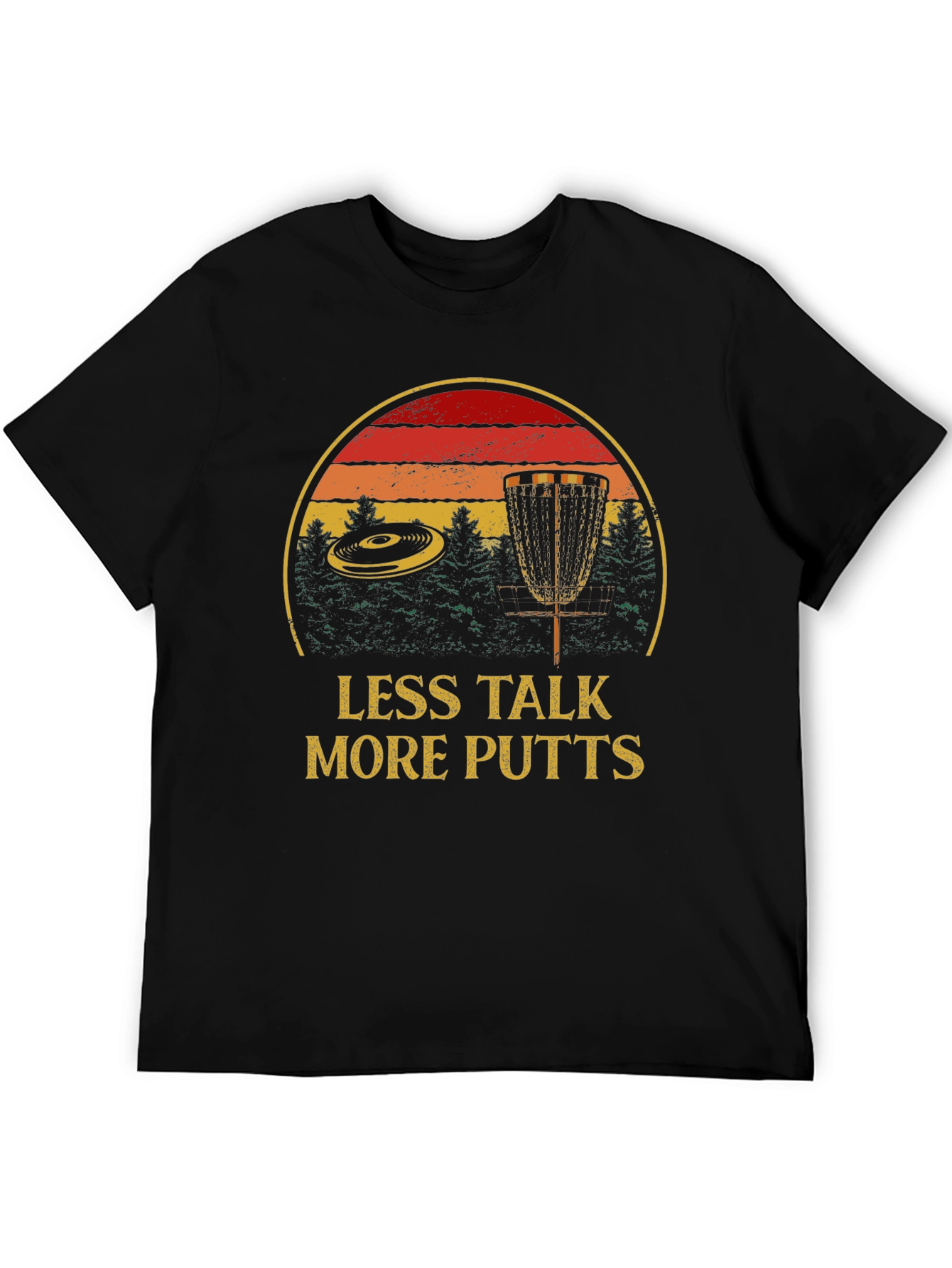 Less Talk More Putts Disc Golf T-Shirt