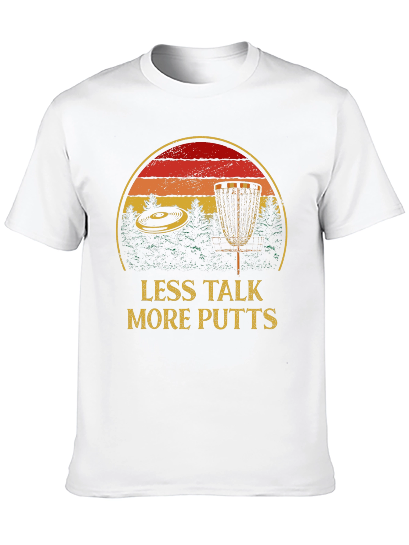 Less Talk More Putts Disc Golf T-Shirt