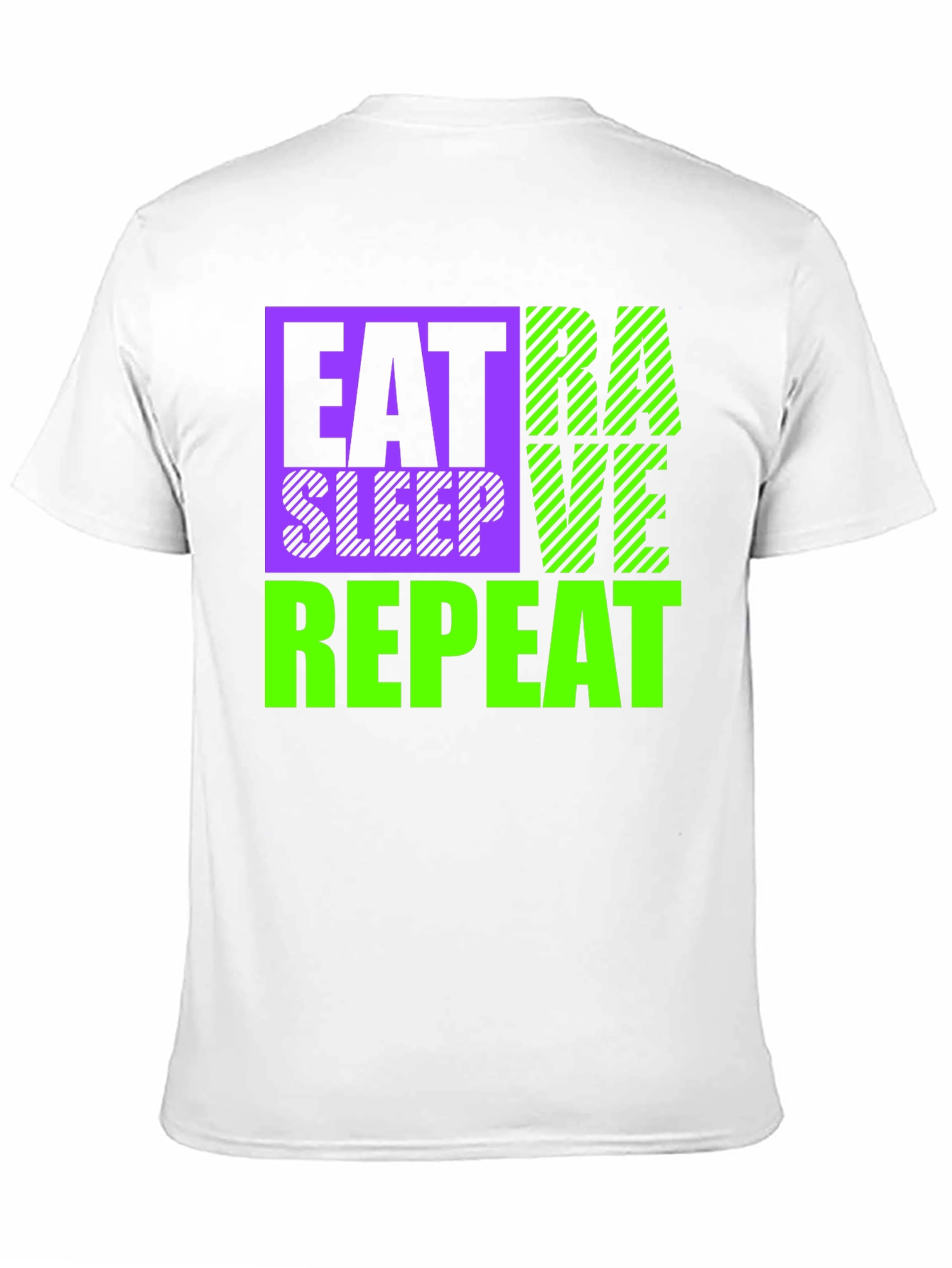 Eat Sleep Rave Repeat Graphic Tee