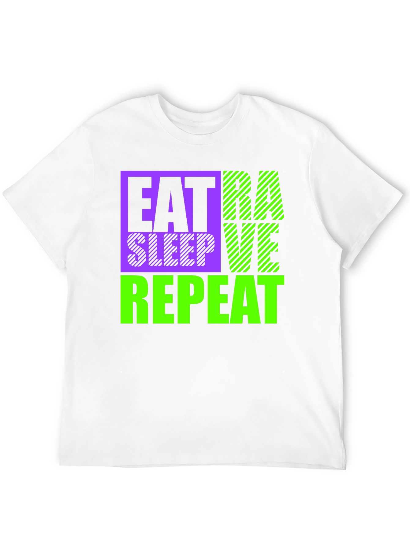 Eat Sleep Rave Repeat Graphic Tee