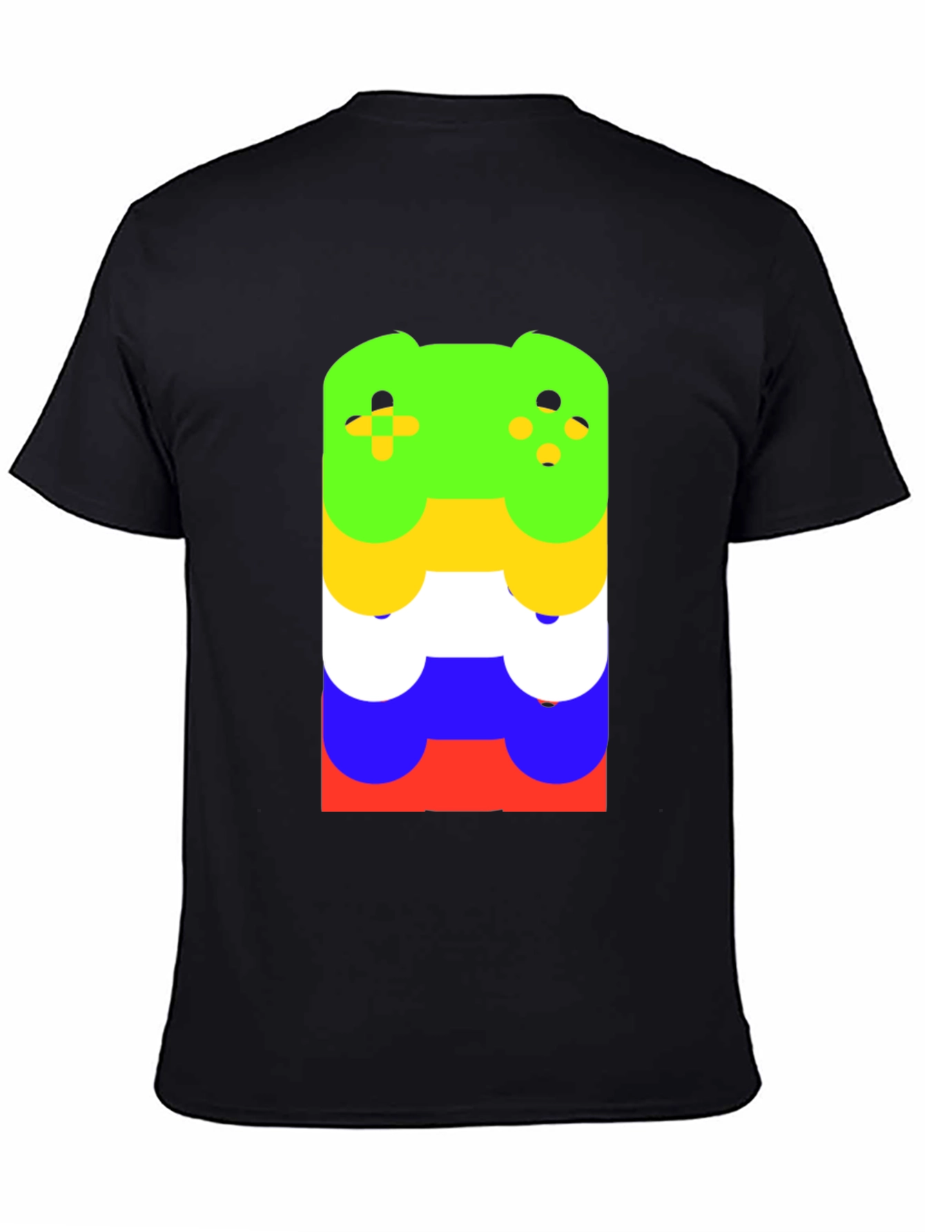 Stacked Controller Graphic Tee - Gamer Style