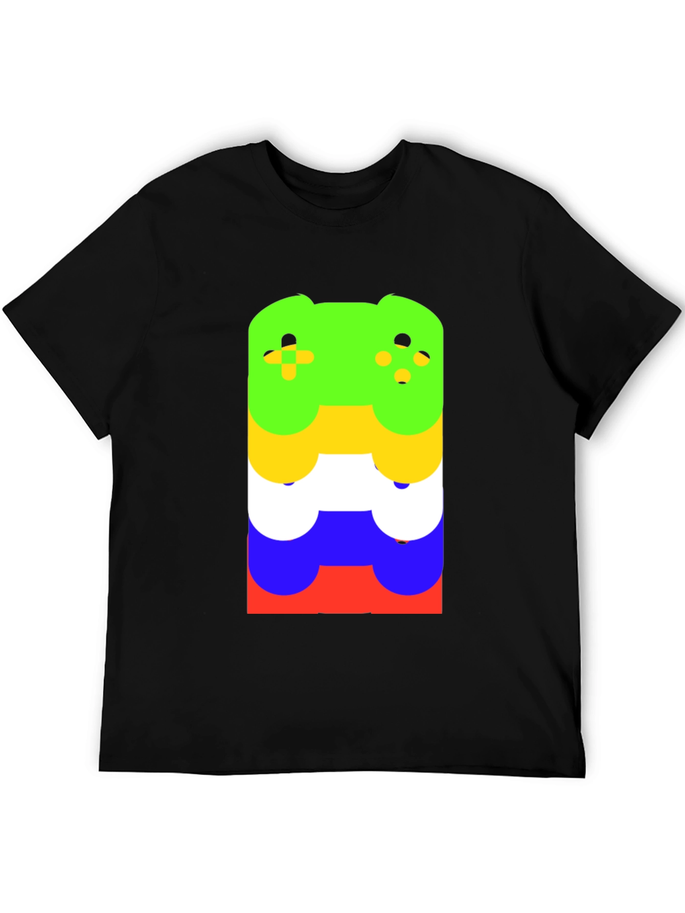 Stacked Controller Graphic Tee - Gamer Style