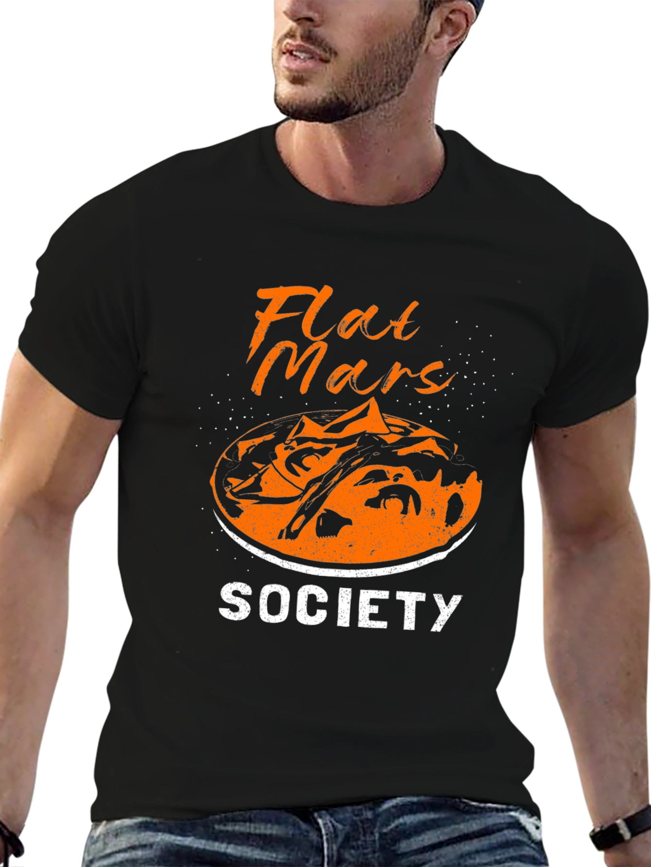 Flat Mars Society Graphic T-Shirt