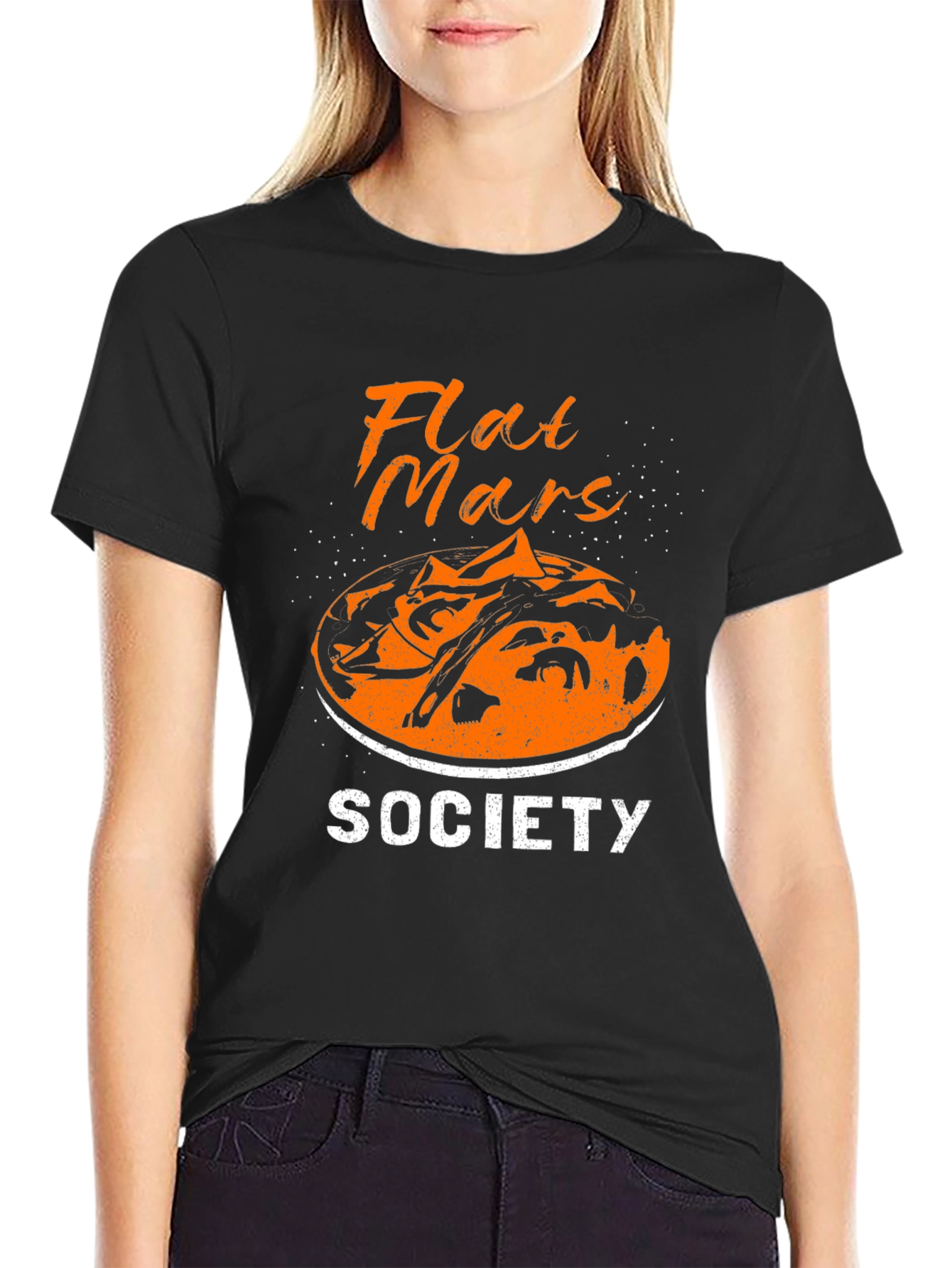 Flat Mars Society Graphic T-Shirt
