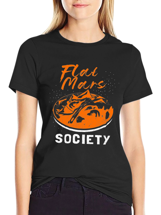Flat Mars Society Graphic T-Shirt