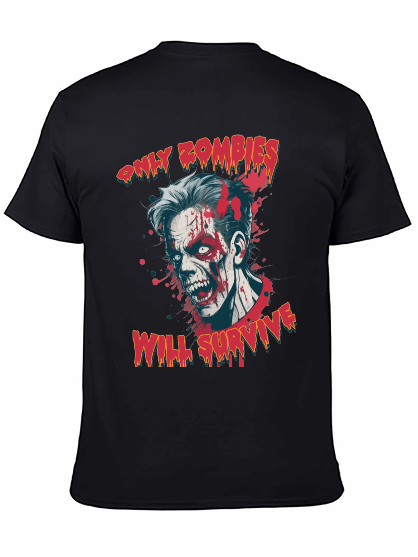 Zombie Survival Graphic Tee - Only Zombies Will Survive