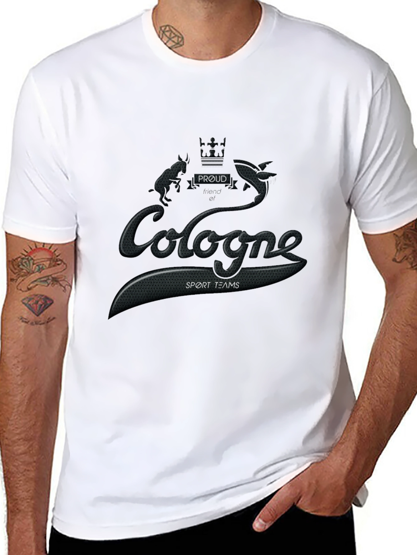 Cologne Proud Sport Teams Black T-Shirt