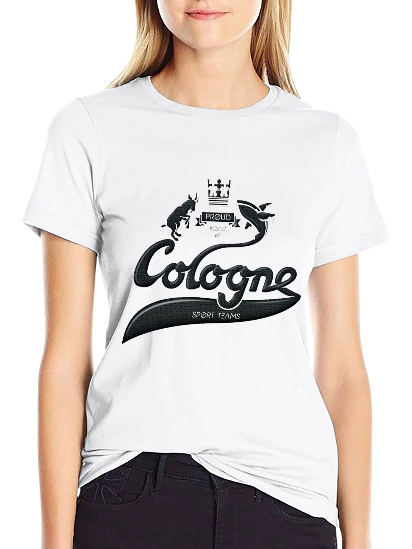 Cologne Proud Sport Teams Black T-Shirt