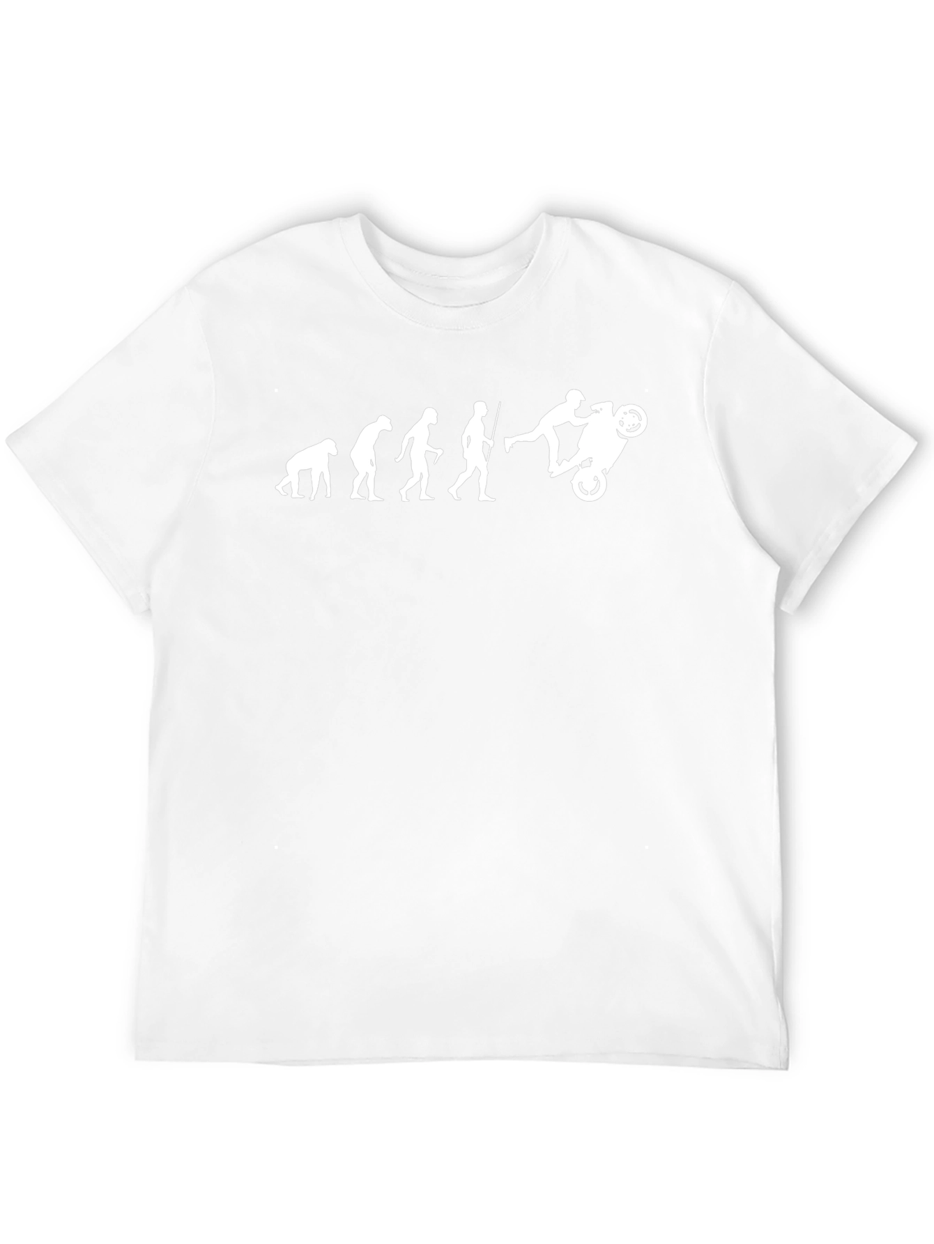 Evolution of Biker Black Graphic T-Shirt