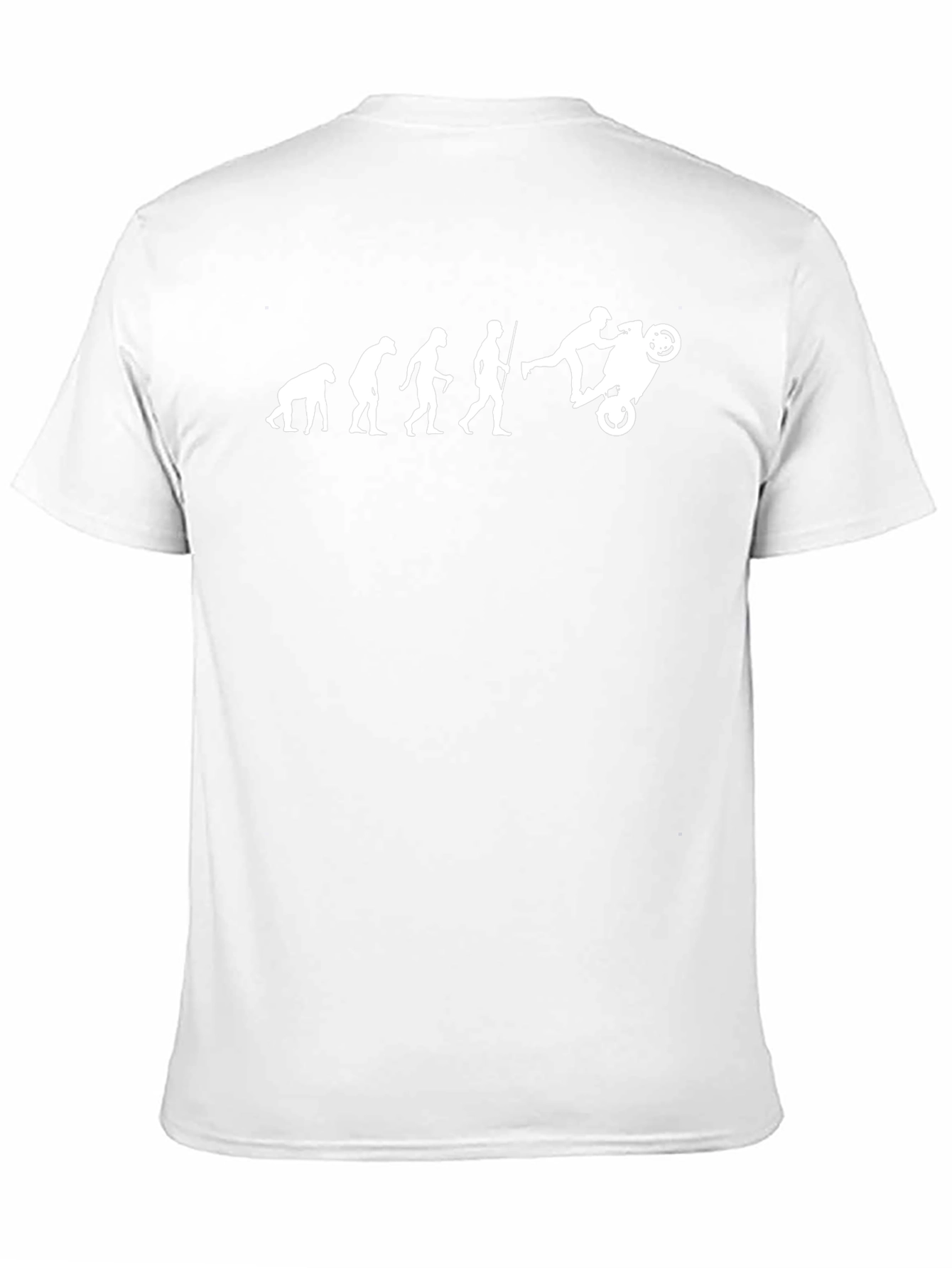 Evolution of Biker Black Graphic T-Shirt