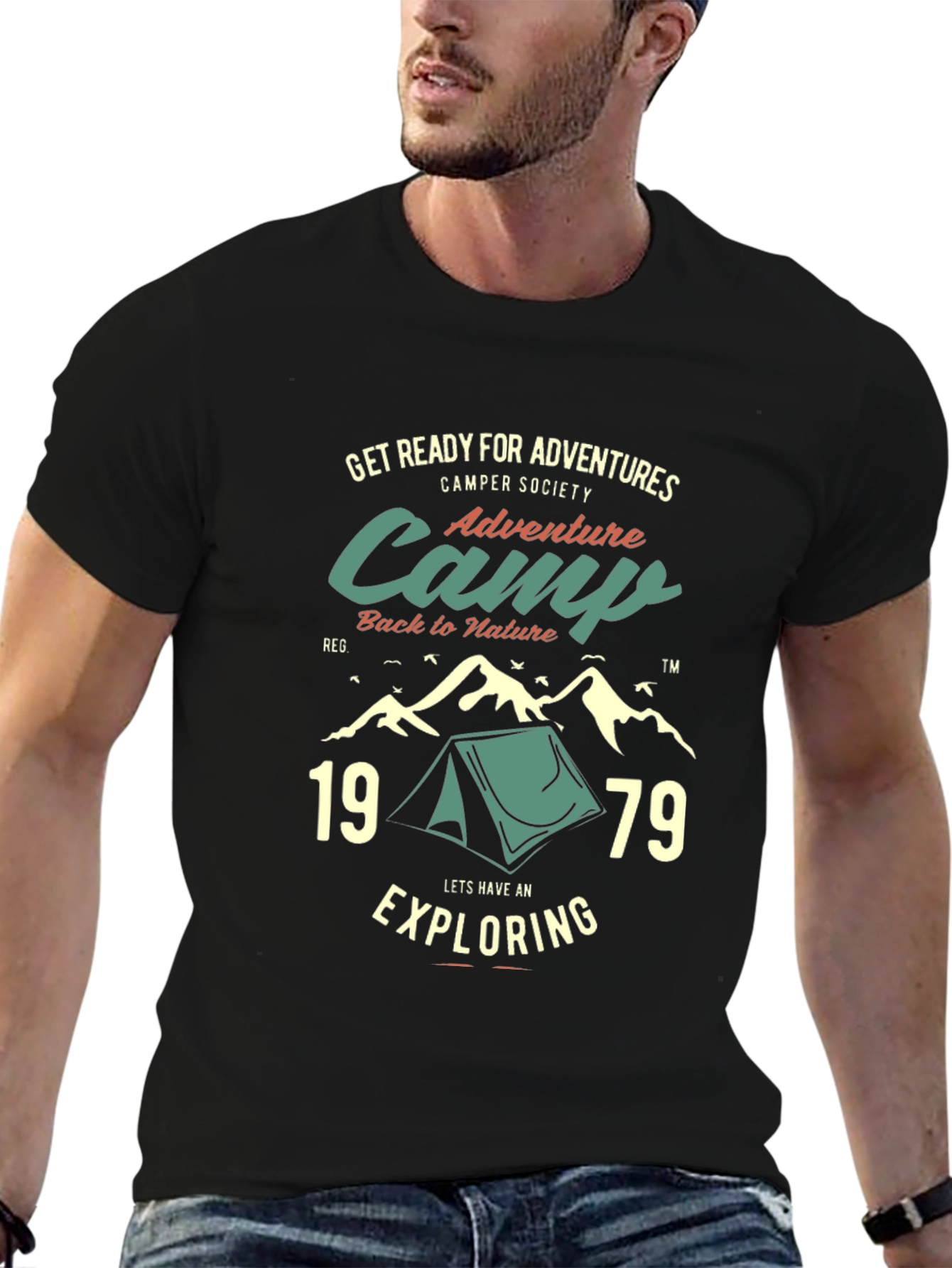 Adventure Camp T-Shirt - Retro Camper Society Tee