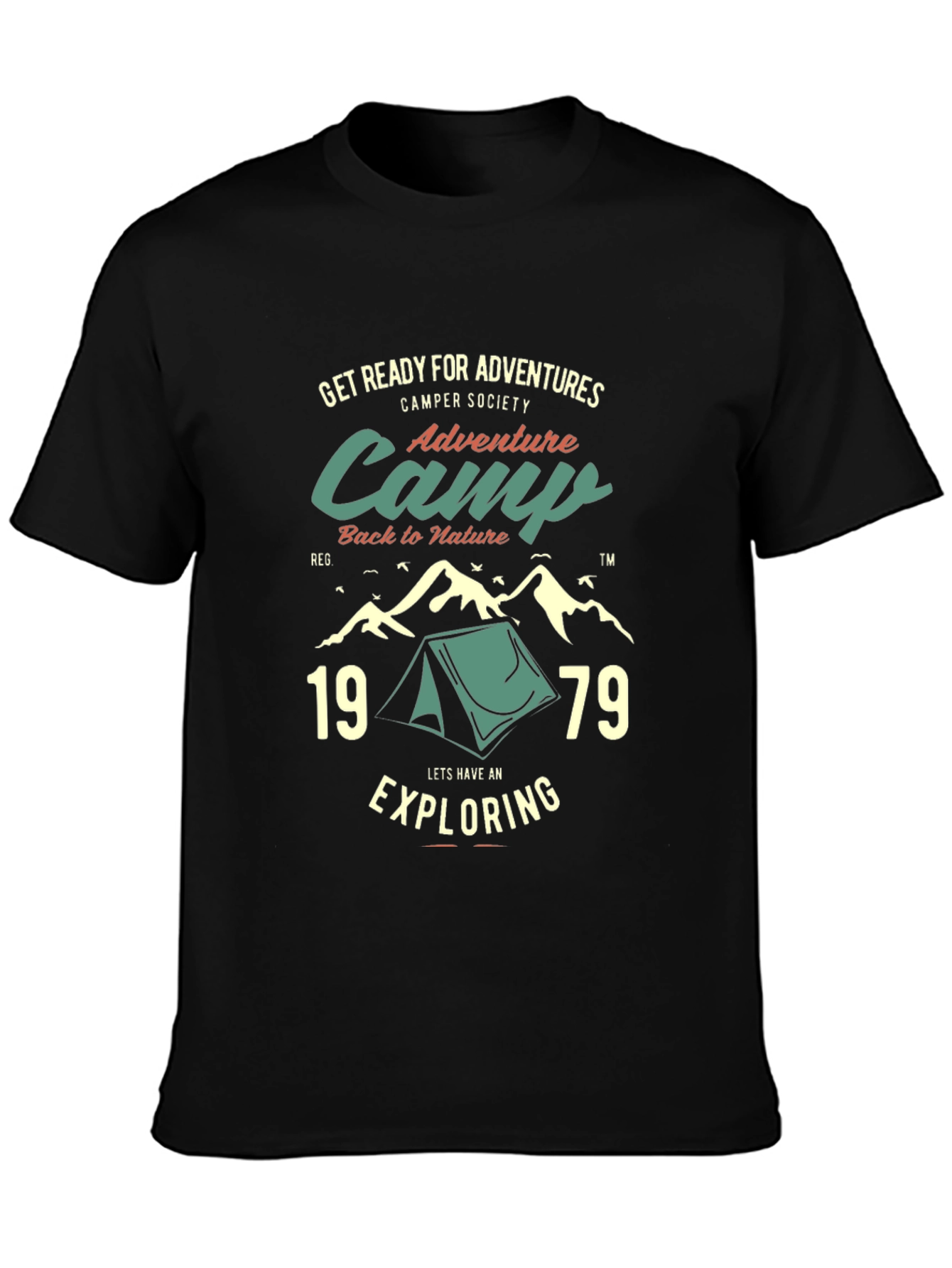 Adventure Camp T-Shirt - Retro Camper Society Tee