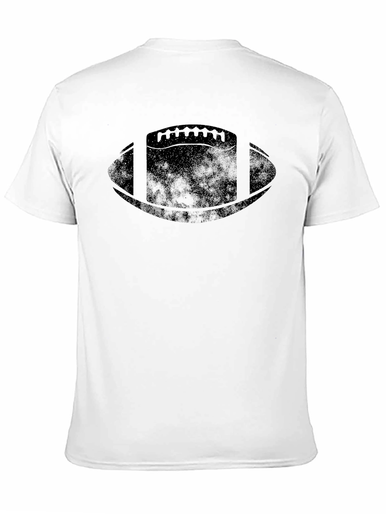 Football Graphic Tee - Distressed Design