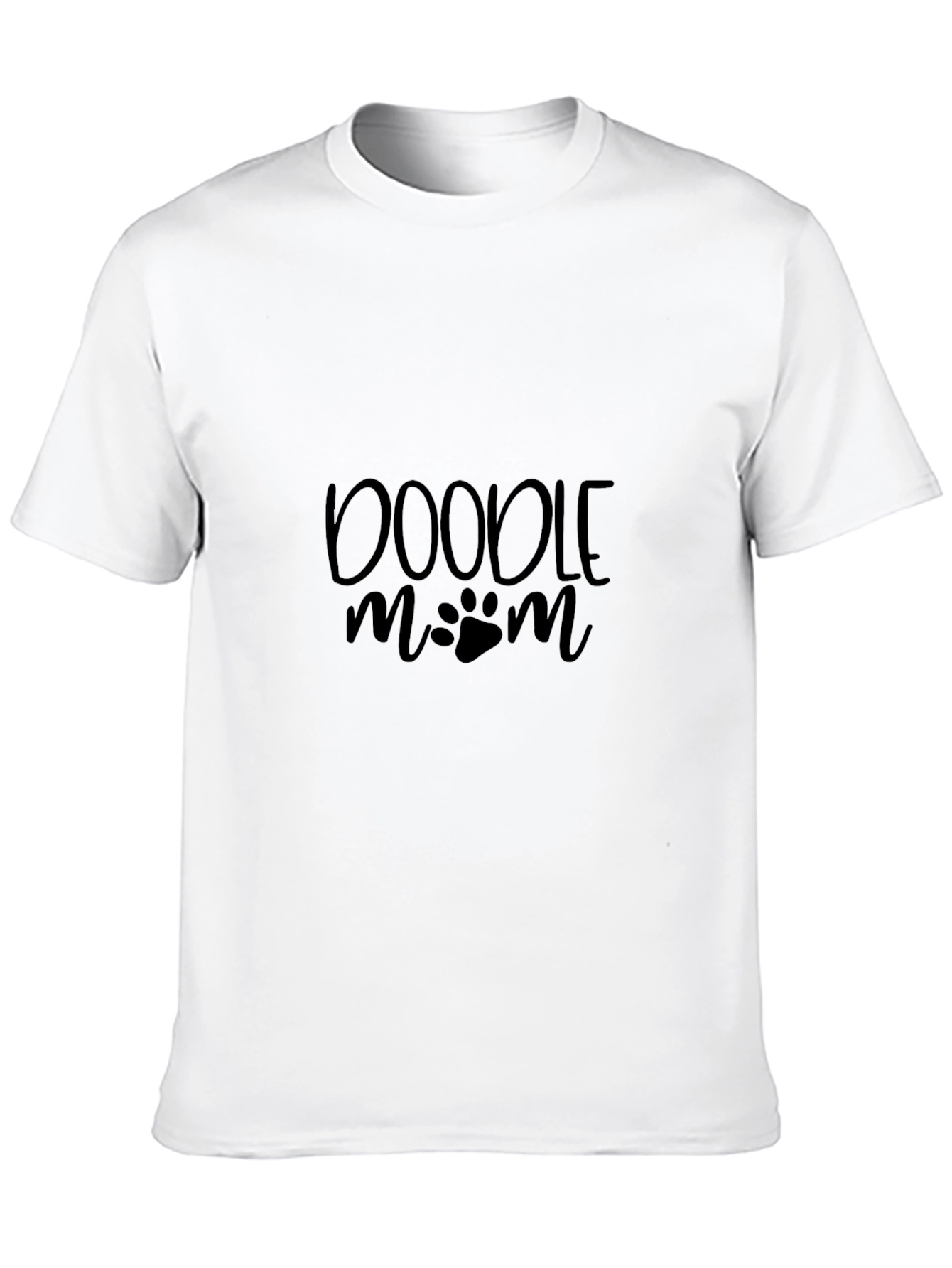 Doodle Mom Graphic Tee - Black