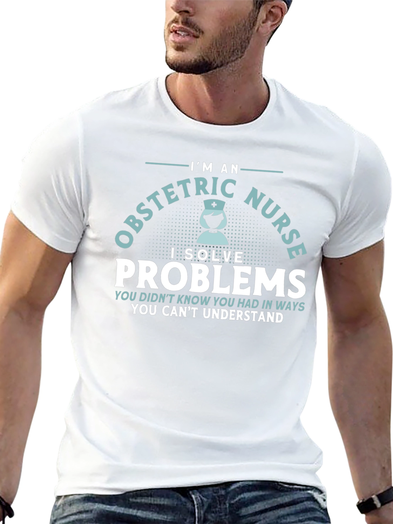 Obstetric Nurse T-Shirt - Problem Solver