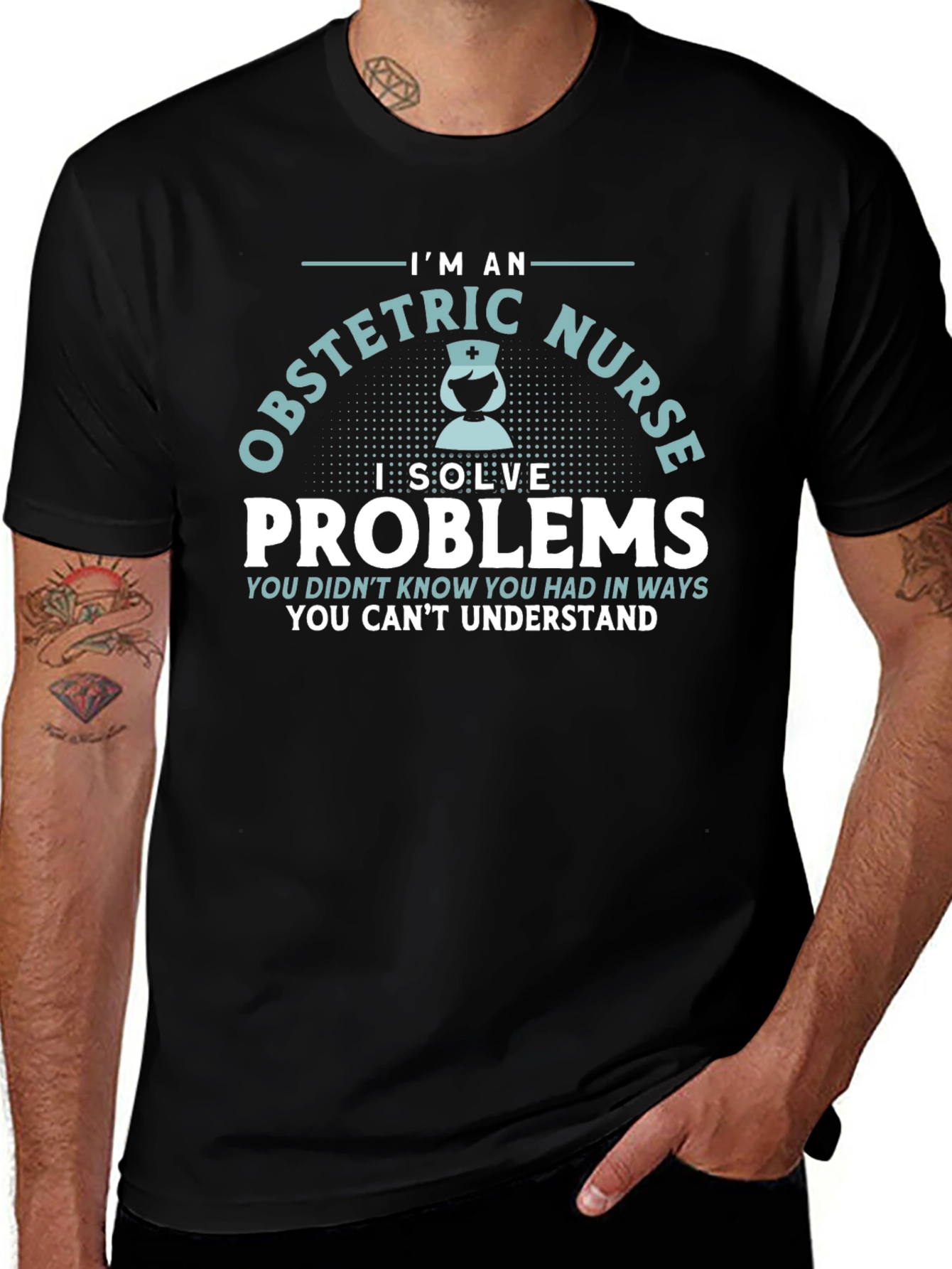 Obstetric Nurse T-Shirt - Problem Solver