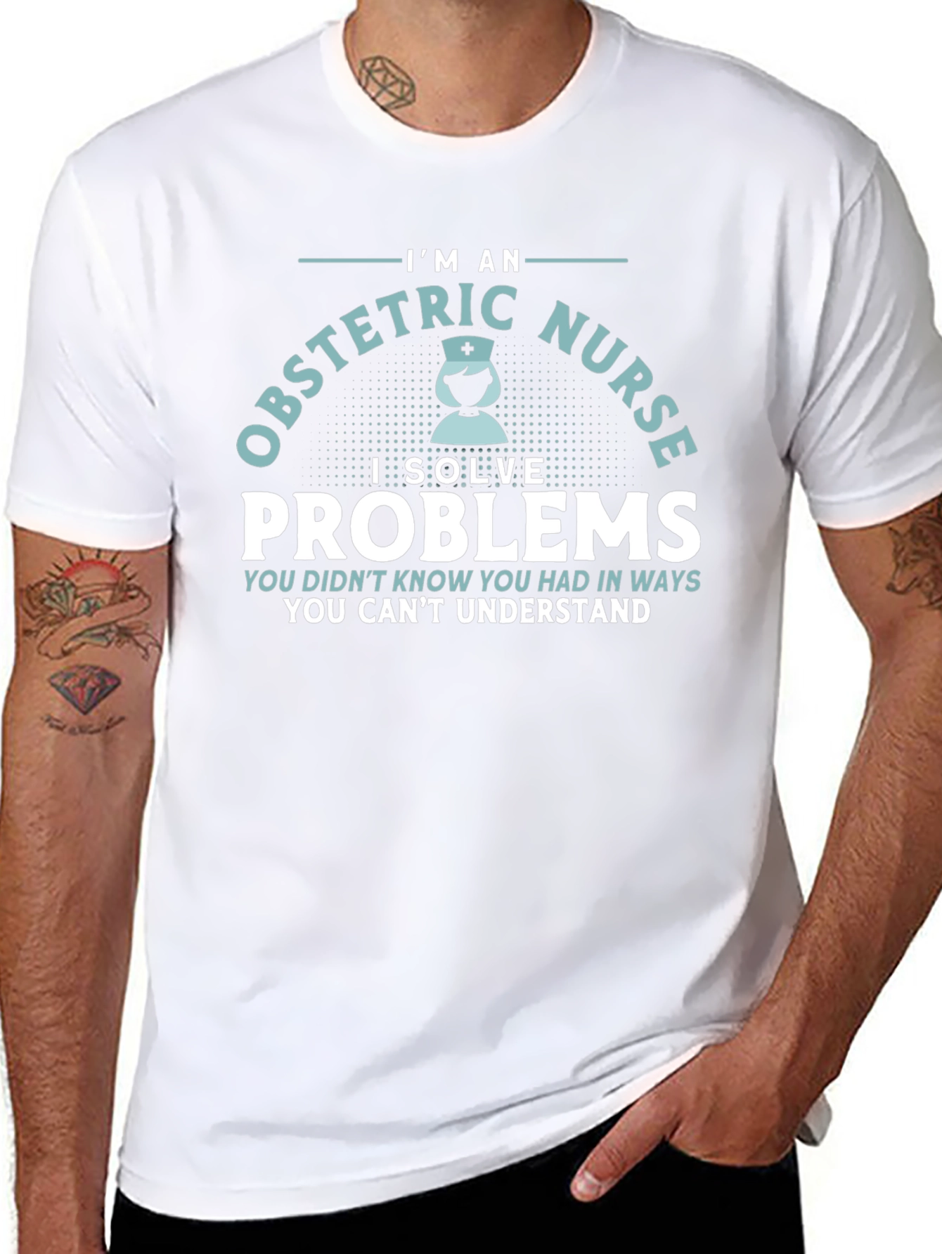 Obstetric Nurse T-Shirt - Problem Solver