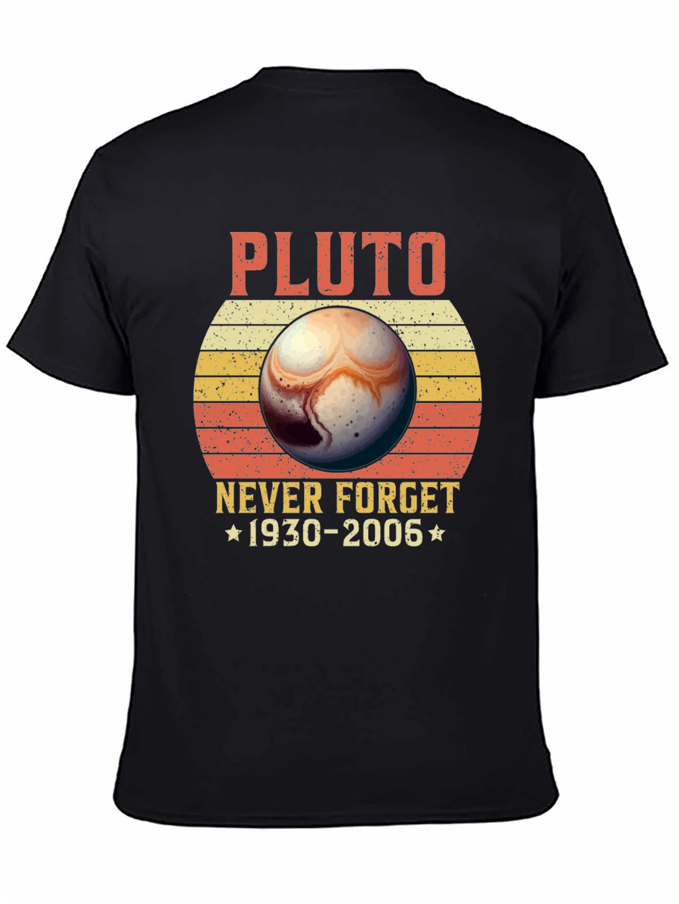 Retro Pluto Never Forget 1930-2006 Graphic Tee