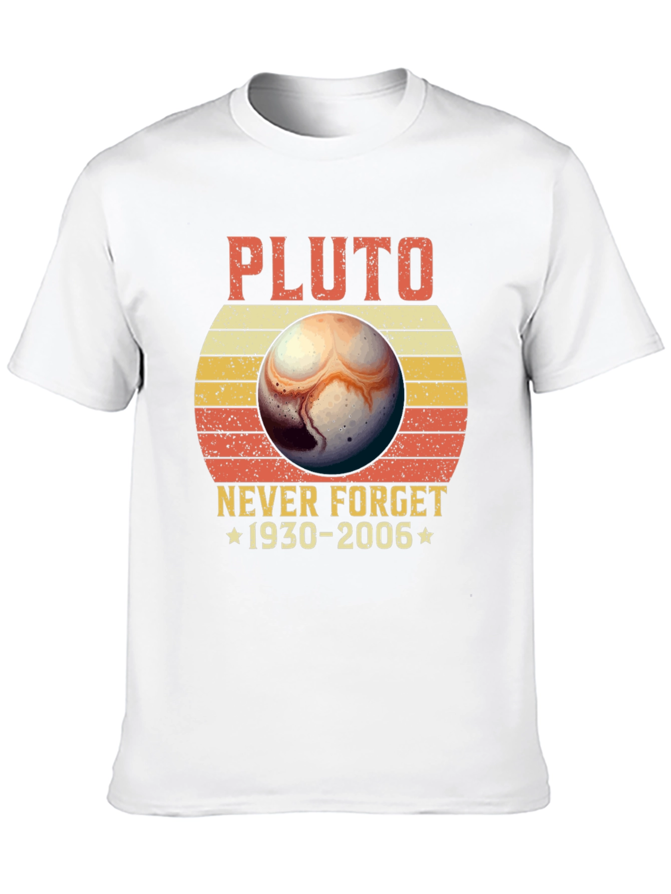 Retro Pluto Never Forget 1930-2006 Graphic Tee