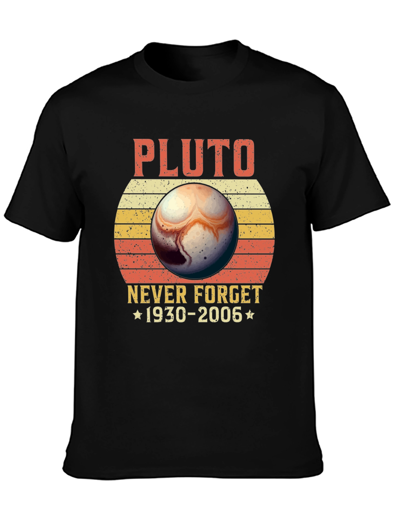 Retro Pluto Never Forget 1930-2006 Graphic Tee